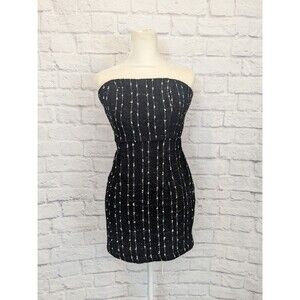 Tweed Mini Dress Size Small Just In Time Dress Hoco, Wedding, Goth Sample?